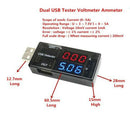 Digital LCD USB Power Current Voltage Monitor Meter Voltmeter Tester Detector
