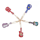 5pcs DIY Violin Full Drill Special Shaped Diamond Painting Keychains Gifts