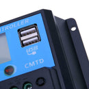 12/24V 10A LCD USB Solar Regulator Charge Controller Battery Protection