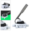 Boat Manual Hand Bilge Waste Water Transfer Pump Diaphragm Self-priming, White