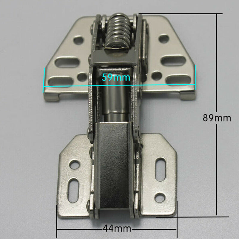 8Pcs RV 90 Degree Gate Cabinet Door Spring Hinges Cupboard With Screws