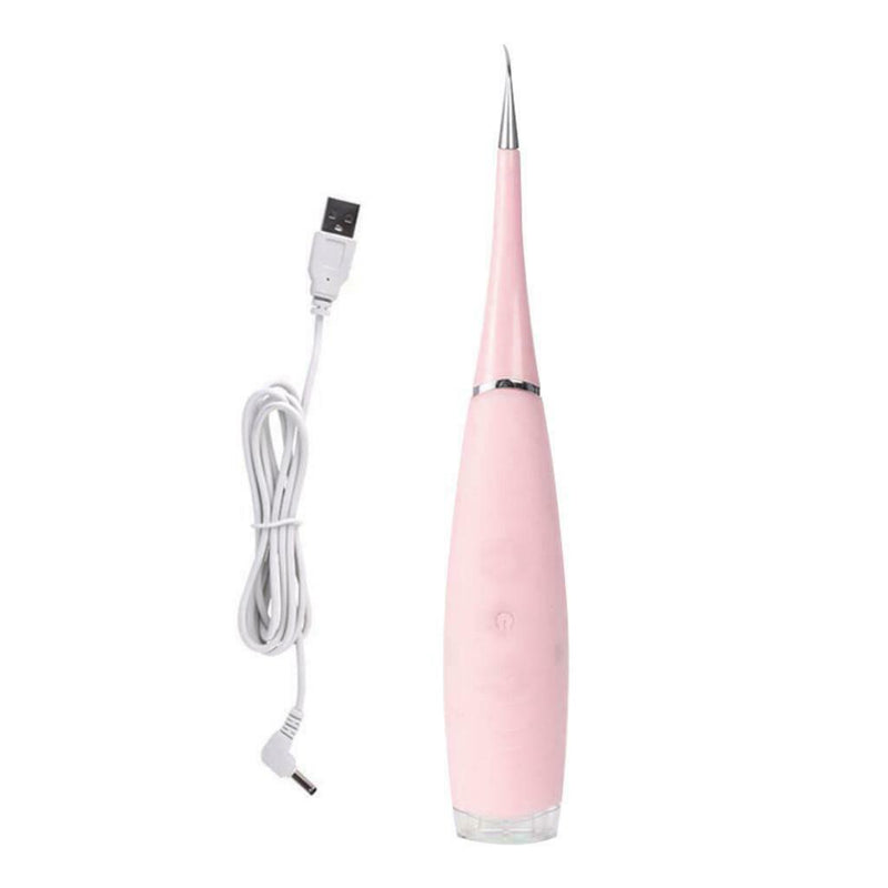 Oral Clean Sonic Ultrasonic Scaler Handpiece Tooth Whitening Scaling Pink