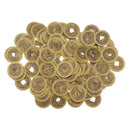 100pcs Chinese Luck Coins Fortune Souvenir Office Decor Jiaqing Copper