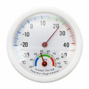 5X( Thermometer hygrometer needle round dial TESTER interior exterior whit J4A3)
