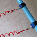 3 Paddle Leash Stand Up Paddle with Foot Strap Carabiner Surfboard Leash