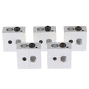 5pcs MK7/MK8 Aluminium Heater Block For Print Head Hot End Heating Bloc Hn