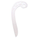 Clear Plastic French Curve Ruler Hip Comma Straight Ruler DIY Sewing Tool
