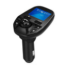 Car Bluetooth FM Transmitter Hands-free Car Kit MP3 Player with Car Charger A