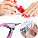 Pink Edge Nail Art Manicure Acrylic UV Gel False Tips Clipper Cutter New A