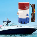 2.2A 500GPH 12V Non-automatic Marine Electric Submersible Bilge Pump