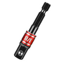 3 pcs Socket Adapter Set Hex Shank to 1/4" 3/8" 1/2" Impact Driver Drill Color