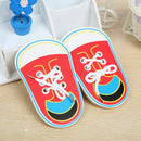 5X(Kids Montessori Educational Toys Children Wooden Toys Toddler Lacing ShoG5A3)