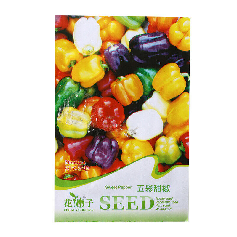 1 Bag 20 Seeds Colorful sweet pepper Ornamental