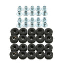 20x Motorcycle Rubber Grommets  Pressure Relief Cushion Kit For Fairings
