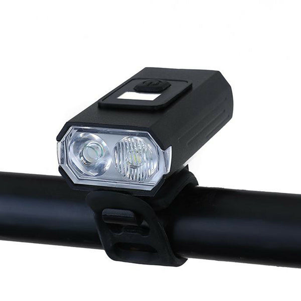 USB Rechargeable Bike Light Bicycle Front Headlight Cycling Beam Flashlight