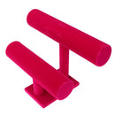 Bangle Watch Stand Bracelet Necklace Rack Jewelry Display Shelf Hot Pink