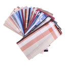 12x Cotton Mens Handkerchief Classic Square Decorative Suits Pocket Hanky