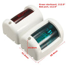 2Pcs Marine Boat Yacht Universal Navigation Light Dc12V Marine Led Navigati J7H7
