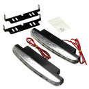 Newest 2pcs High Quality Super White 8 LED Daytime Running Lights 12V DC He J8R2
