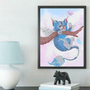 5D DIY Special-shaped Diamond Painting Animal Cross Stitch Kit (H120 Cat) A