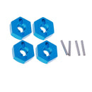 4x Wheel Hex 12mm Drive Hubs Adapter for Wltoys 12428 1/12 FY03 Parts