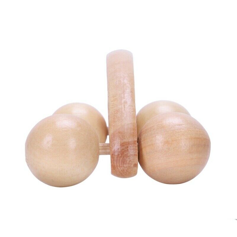 Body Neck Shoulder Handheld Massage Roller Relaxation Massager Tool Z3Y5