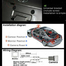 Car Rear View Backup Camera Intelligent Dynamic Trajectory Tracks Rear View T7G8