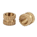 M3x3x4mm Brass Knurled Threaded Round Insert Embedded Nuts X2K2