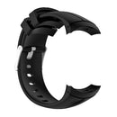 Silicone Band for Suunto Spartan Ultra Solid Color Strap Bracelet (Black) A