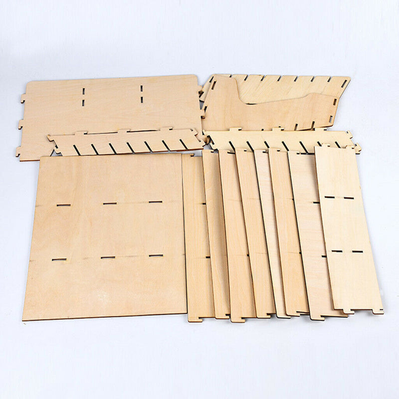 DIY Wooden Paint Rack Ink Storage Organizer 24-grid