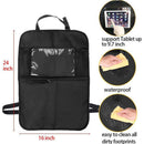 1Pc New Car Back Seat Cover Organizer Waterproof Kick Mat Back Storage Protector