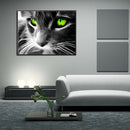 Green Eye Cat 5D Diamond DIY Painting  Kit Home Decor Craft