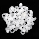 30pcs Fishing Rod Guides Ring DIY Rod Repair Kit Rod Building Silicone Ring