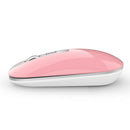 1600DPI Wireless Mouse 2.4GHz Receiver Bluetooth5.0 Mute Gaming Mice for MacBook