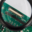 3.5X 12X 3rd Helping Hand Clip LED Magnifying Soldering Iron Stand Len Magnifier