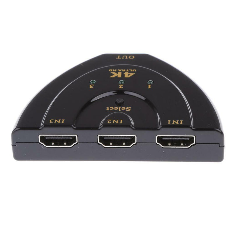 HDMI Switch 4K x 2K 3 Port 3x1 HDMI Switcher for HDTV Xbox Blu-ray Player