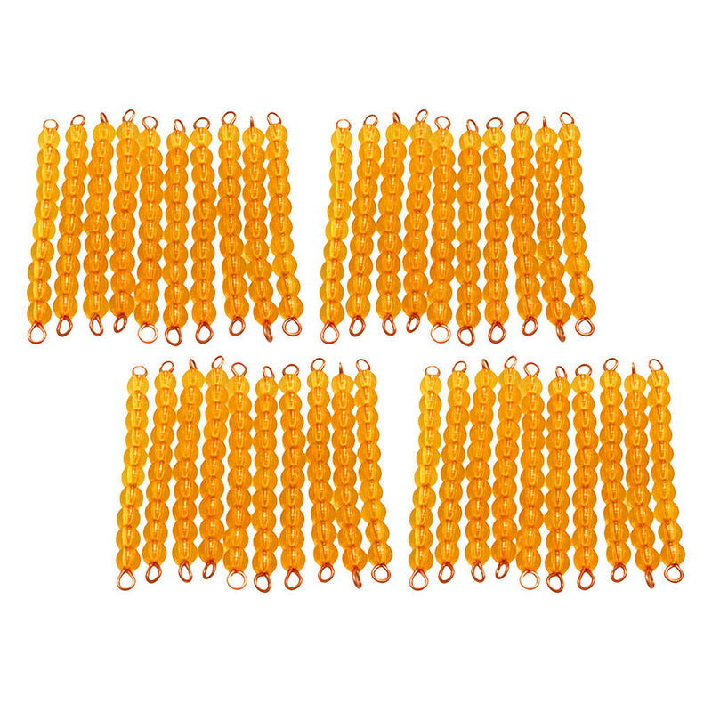 40 Pieces Of Montessori 10 Pieces Of Ten Pearls Children