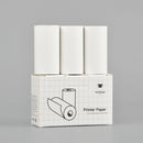 3 Rolls White Thermal Photo Paper for P1 P2 P2S Mini Pocket Thermal Printer