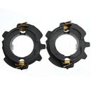 2pcs H7 Fixing Left Right Bulbs Base Holder Spared Replacement