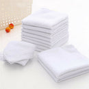 Novelty 6pcs White Square Cotton Face Hand Car Cloth Towel House Cleaning 3C