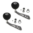 2pcs Power Single Fishing  Handle EVA Knob Drum Baitcasting Reel Handle 103.3mm