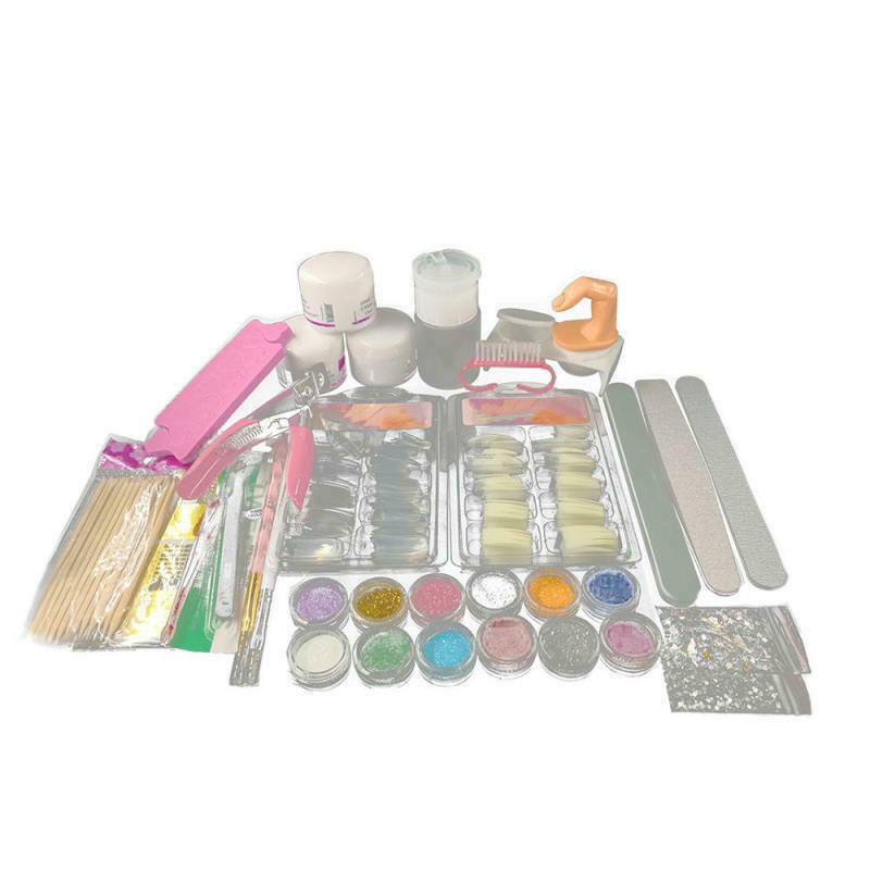 New Acrylic Powder Glitter Nail Brush False Finger Pump Nail Art Tools K CFK