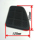 2x Rubber Black Fuel Tank Traction Pad Gas Side Knee Grip Protector Decals