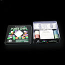 Chip Set Poker Chips 100 Chips Texas Holdem Poker Board Game Chips G2E1