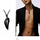 Men's Wolf's Tooth Necklace Crystal Natural Stone Pendants Women's Jewelry Gifts
