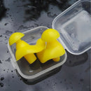 2 Pair Spiral Swimming Ear Plug Shower Earplug for Bathing Surfing with Case