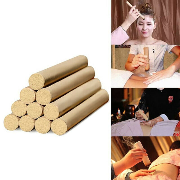 1Pc Handmade 1.8x20cm 10: 1 Five Years Old Moxa Roll Stick Acupuncture MassS Hn