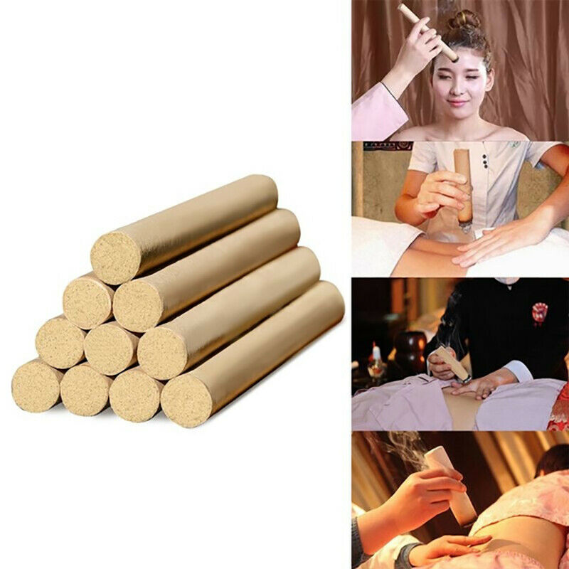 1Pc Handmade 1.8x20cm 10: 1 Five Years Old Moxa Roll Stick Acupuncture MassS Hn