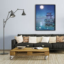 Mosaic Picture Bead Craft River Pavilion Full Drill Round Diamond Painting