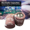 2pcs 30x30mm 220UF Electrolytic Metal Capacitor for Electronic Products Circuit